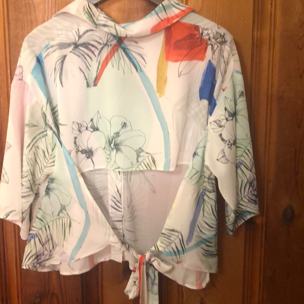 ASOS tropical top - Picture 3 of 3